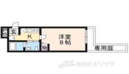 サントス堀川紫明間取り図面