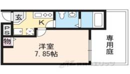 サントス堀川紫明間取り図面