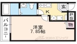 サントス堀川紫明間取り図面