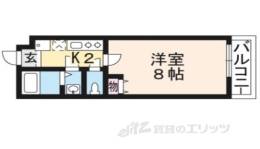 フラッティ千本二本松町間取り図面