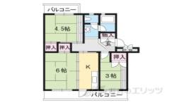 びわ湖美空団地1号棟間取り図面