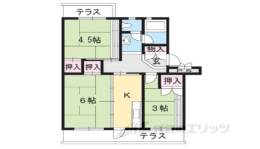 びわ湖美空団地2号棟間取り図面