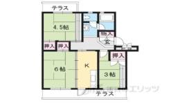 びわ湖美空団地3号棟間取り図面