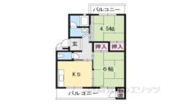 びわ湖美空団地7号棟間取り図面