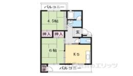 びわ湖美空団地8号棟間取り図面