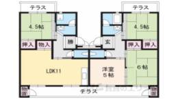 びわ湖美空団地10号棟間取り図面
