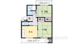 びわ湖美空団地14号棟間取り図面