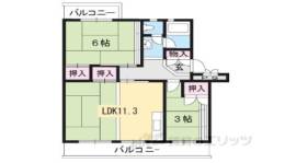 びわ湖美空団地19号棟間取り図面