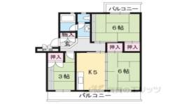 びわ湖美空団地21号棟間取り図面