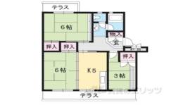 びわ湖美空団地23号棟間取り図面