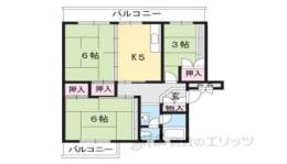 びわ湖美空団地24号棟間取り図面