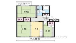 びわ湖美空団地25号棟間取り図面