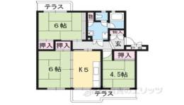 びわ湖美空第二団地1号棟間取り図面