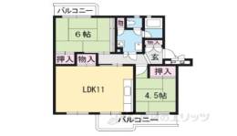 びわ湖美空第二団地2号棟間取り図面