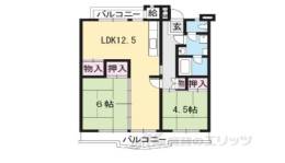 びわ湖美空第二団地4号棟間取り図面
