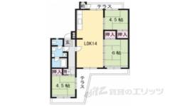 びわ湖美空第二団地13号棟間取り図面
