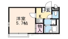 レオパレスＢａｎｂａ間取り図面
