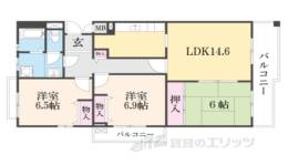 コンフォールかぶと台26号棟間取り図面