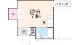 ホワイエMIYAMACHI間取り図面