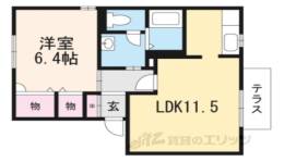 グリーンマンション芦田Ａ間取り図面