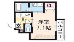 グランディール御所北間取り図面