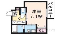 グランディール御所北間取り図面