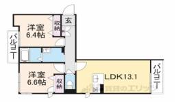 ガーデンスクエア弐番館間取り図面