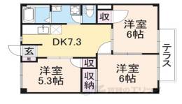 サニーコート登美ヶ丘間取り図面