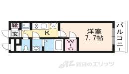 エスプレイス京都駅ウエスト205号室間取り図面