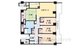 クサツウエストロイヤルタワー間取り図面
