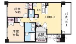 レスタージュ四条烏丸ラティス間取り図面