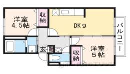 メゾンふじ２間取り図面