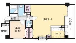 アワーズ四条烏丸間取り図面
