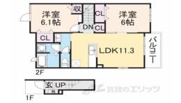 ラックレニイ２間取り図面