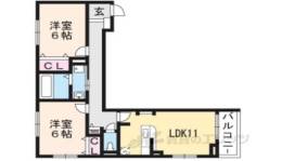 ラ　ヴィータ　リッカ間取り図面