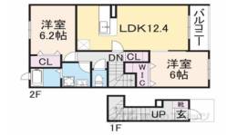 アルカンシェル　コリーヌ１間取り図面