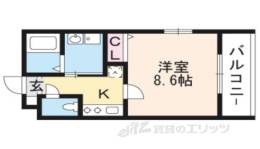 グランディール四条大宮間取り図面