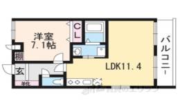 グランディール四条大宮間取り図面