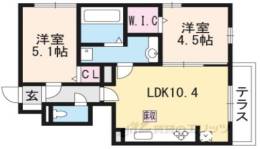 セジュール嵯峨間取り図面