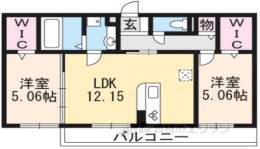Ｗｅｓｔ　Ｐａｔｈ　１間取り図面