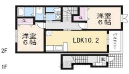 ハオス・リーリエ２間取り図面