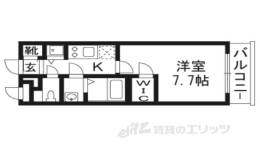 エスプレイス京都駅ウエスト間取り図面