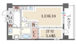Ｍ’ｓＧａｒｄｅｎ京都西院間取り図面