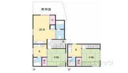 北白川下池田町75吉村様宅離れ間取り図面