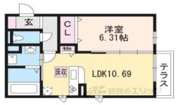 モナリエコート２間取り図面