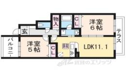 サウスリッシュ岩倉間取り図面