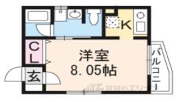 インサイトプラス山科駅西間取り図面
