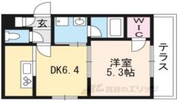 GARNET RESIDENCE聖護院ONE間取り図面