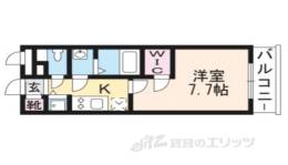 エスプレイス京都駅ウエスト503間取り図面