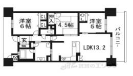 プレサンスロジェ京都二条間取り図面